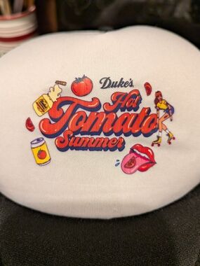 Duke's Hot Tomato Summer White Trucker Hat